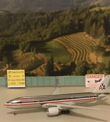 StarJets American Airlines Livery Boeing 777-200 Scale 1:500 *Chrome Version* • $98.99