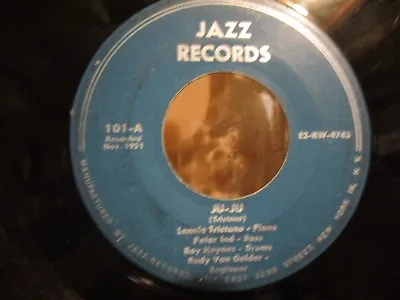 MEGA RARE LENNIE TRISTANO-Ju-Ju/Pastime-Jazz Record Label 45/1952/G+/#101-Jazz • $26.95