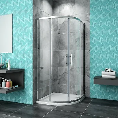 £216 • Buy Offset Quadrant Shower Enclosure Corner Cubicle Door & Tray-1200/1000/900/800 A8