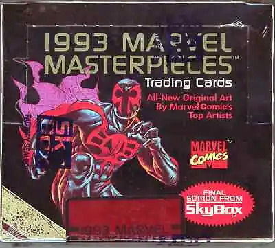 1993 Fleer Marvel Masterpieces Hobby Box 36 Packs New Sealed U.s. • $179.98