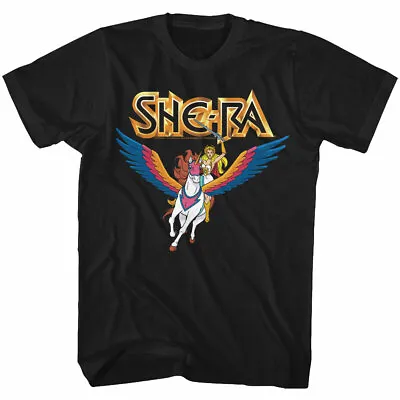 Masters Of The Universe She Ra Princess Of Power Riding Swiftwind Men's T Shirt  • $23.50