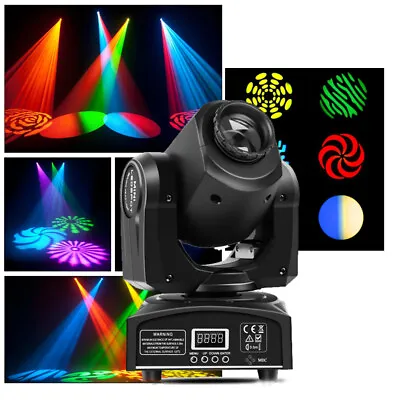 120W RGBW Moving Head Stage Lighting LED Spot Beam DMX GOBO Disco DJ Party Light • $72.19