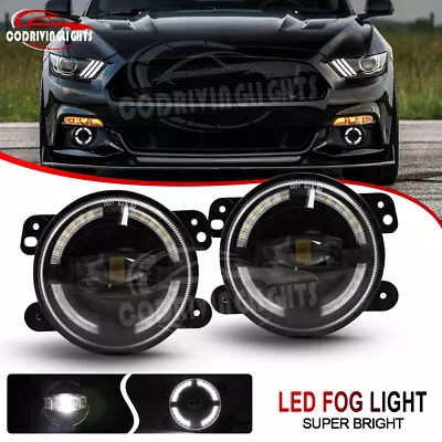 LED Fog Lights Bumper Driving Lamps Right&Left Side For 2005-2017 Ford Mustang • $43.99