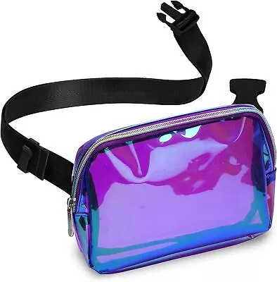 Rave Laser Purple Green Fanny Pack Belt Bag For Women I Cross Body Fanny Packs F • $25.05