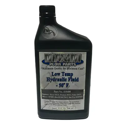 HYDRAULIC FLUID 1 QT SNOW PLOW -50 Buyers 1307005 Boss HYD01704 Sno-Way 96005029 • $26