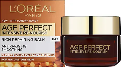 L'Oreal Paris Age Perfect Intensive Renourish Manuka Honey Day Cream For Mature • £16.49