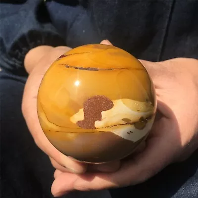 1.21LB Natural Mookaite Jasper Sphere Quartz Carved Crystal Ball Reiki Healing • $66.11