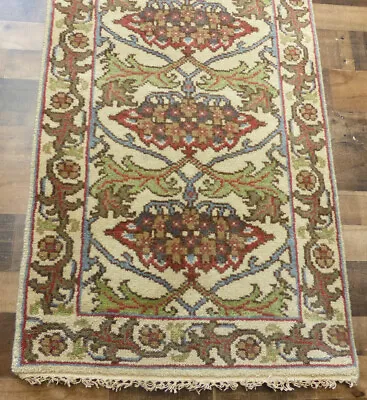 $260.63 • Buy 2'7 X11'7  New William Morris Hand Knotted Wool Arts & Crafts Oriental Area Rug