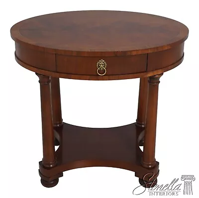 63890EC: HICKORY CHAIR CO French Empire Style 1 Drawer Lamp Table • $1295