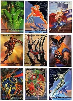 1993 SkyBox Marvel Masterpieces You Pick The Base Card Complete Your Set • $4