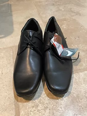 Flexi Mens Dress Shoe Lace Up Black Harlie Size 13 Nwt (box 53) • $32.95