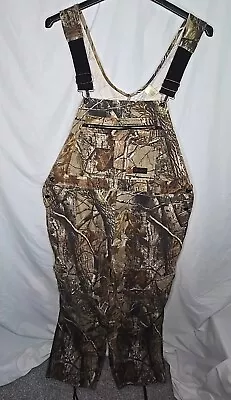 Liberty Realtree Camo Camoflage Hunting Bibs Work Farm Overalls Size 42 Regular • $25