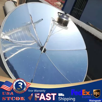 1800W Parabolic Solar Cooker High Efficiency Sun Oven 700-1000 C Outdoor Camping • $79