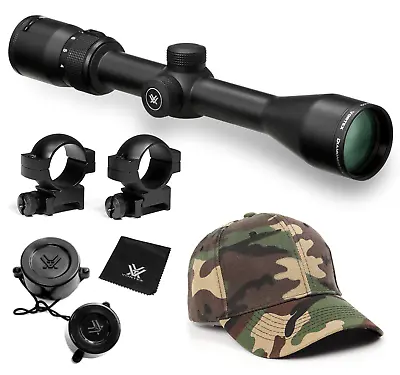 Vortex Diamondback 4-12x40 Riflescope Dead-Hold BDC MOA W/Rings M And Hat Bundle • $269