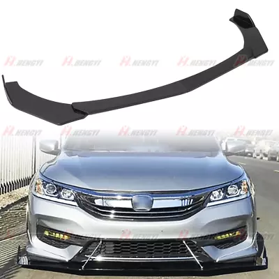 For 2009-11 Honda Civic 4Dr Sedan Mugen Style Front Bumper Lip Spoiler Body Kit • $53.67