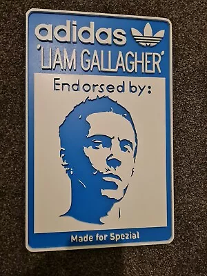 Liam Gallagher Spezial 3d Wall Art Sign Adidas Man Cave Bedroom Display  • £40