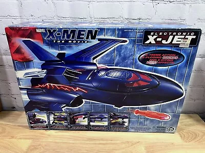 X-Men Movie Electronic X-Jet Blackbird Toy Biz Marvel 2000 Factory Seal Box Wear • $308.75