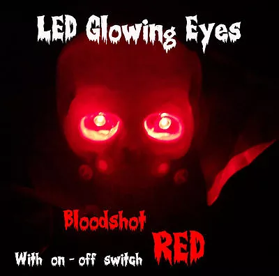 Led Glowing Eyes Halloween Red 5mm 9v On/off Switch   • $6.99