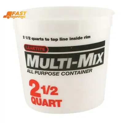 2.5-Qt. Multi Mix Container (Pack Of 3 ) • $7.95