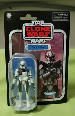 Star Wars Vintage Collection Clone Wars Captain Rex 3.75 Inch Figure IN STOCK!! • $34.95