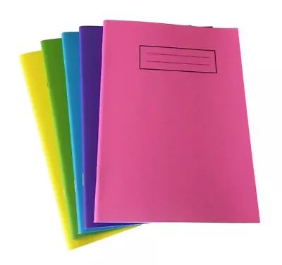 Silvine A4 - A5 Exercise Books School Notebooks 80 Pages Class Children Homework • £2.65