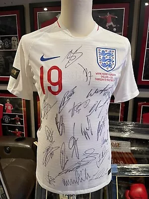 Marcus Rashford Match Worn England Vs USA Squad Signed Shirt Manchester United • £3999