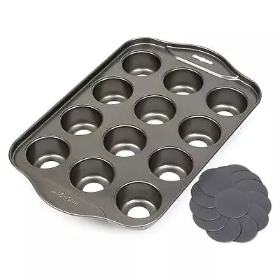 Shekure 12 Cups Mini Cheesecake Pan Springform Panbundt Cake Pan，Baking Dishes • $25.60