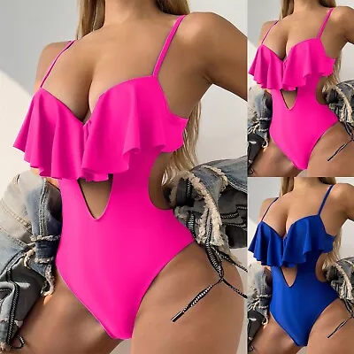 Thong Bikini Bottoms Women Swimsuit Breathable Mesh Swimsuit Fashion Seaside • $42.61