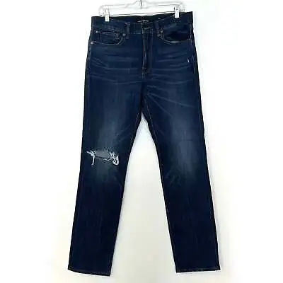 Lucky Brand | Mens Skinny Denim Jeans | Color: Dark Blue | Size: 32/32 | Pre-Own • $28