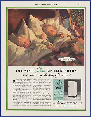 Vintage 1935 ELECTROLUX Servel Gas Refrigerator Kitchen Appliance 30's Print Ad • $11.21