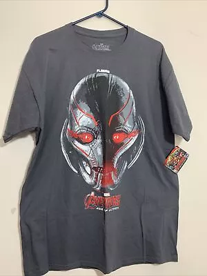 Marvel Avengers Age Of Ultron Size L Graphic  T Shirt Gray • $8