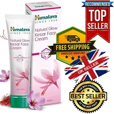 🇬🇧50g HimalayaHerbals Natural Glow Fairness Skin LighteningWhitening FaceCream • £5.95
