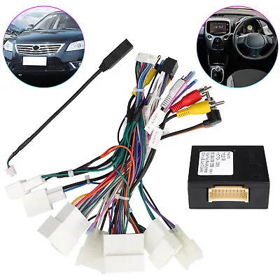 Car Stereo Radio Power Harness Cable Wire Adapter For Toyota Support JBL AMP • $23.48