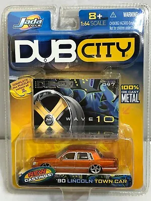 $35.95 • Buy Jada Dub City 1990 Lincoln Town Car 1:64 W10 097 Copper    #364