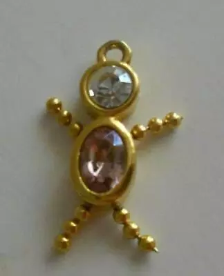 People Child Kid Birthstone Charm Gold Tone Mother's Day • $3.99