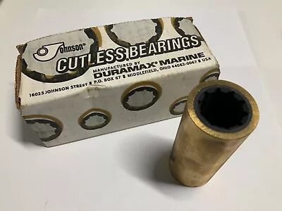 Johnson DURAMAX MARINE Cutless Bearings Brass ABLE 3/4” X 1 1/4” X 3” NOS • $70