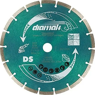 Makita 9 Inch Diamond Cutting Disc Wheel Segmented Blade For Stone Concrete • £24.69