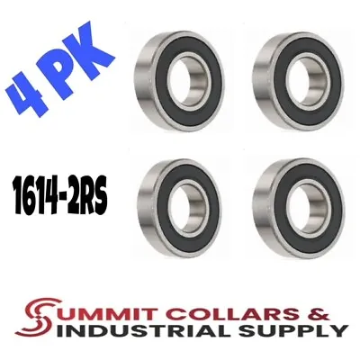 1614 2RS SEALED BALL BEARING 3/8 ID X 1-1/8 OD X 3/8 WIDE (4pk) • $10.79