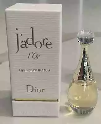J'adore L'Or By Dior Essence De Parfum Mini 3.5mL 0.12oz Dab Bottle New In Box • $25.95
