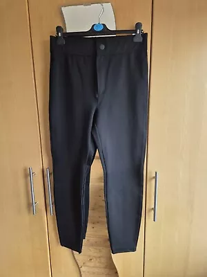 Zara Smart Black Legging Trouser New With Tags Size L • £12