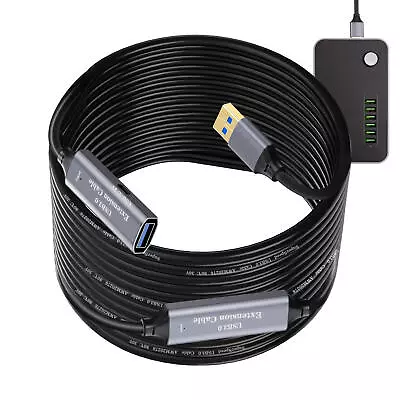 USB Cable Extension Male To Female USB 3.0 Extension Wire Braided Fast • $59.88