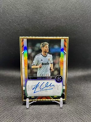 2022-23 Topps Museum UEFA Champions League Xabi Alonso Legendary Ink Auto 12/25 • $374.99