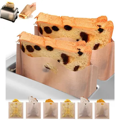 Toast Bags Reusable Toastabags Sandwich Toast Bags Toaster • £1.88