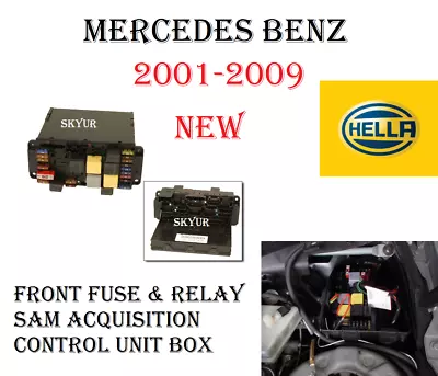 Front Fuse Relay SAM Acquisition Control Module Assembly For Mercedes W203 W209 • $293.33