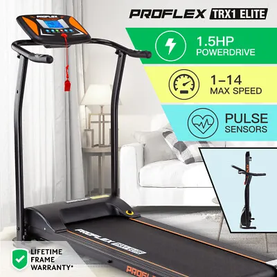 $354 • Buy 【EXTRA10%OFF】PROFLEX Electric Treadmill Exercise Fitness Equipment Home Gym