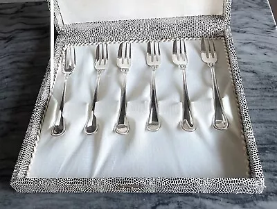 £140.07 • Buy 6 Forks For Cake Dessert Vintage Years' 80 IN Silver 800 Made In Italy