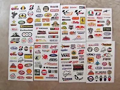 RACING  Waterproof Vinyl Stickers    Rc Cars Stickerbomb   ANY FOUR SHEETS • £3.50