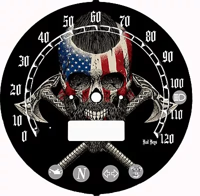 $55 • Buy Yamaha V Star 1100 & XVS & Classic Fit 99-09 ( MPH Or KM/H) American Valhalla