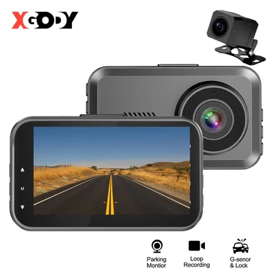 $65.99 • Buy XGODY WIFI Dash Cam 4K 3840Px2160P Front And Rear 1080P Car Dashboard Camera NEW