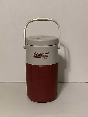 Coleman Cooler Water Jug 1/2 Gallon PolyLite 5590 1985 Vintage • $8.75